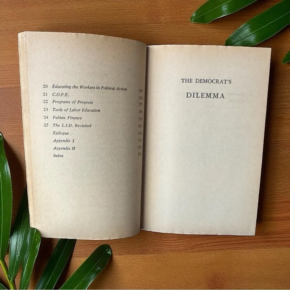 Vintage 1964 The Democrat’s Dilemma by Philip M. Crane – Regnery